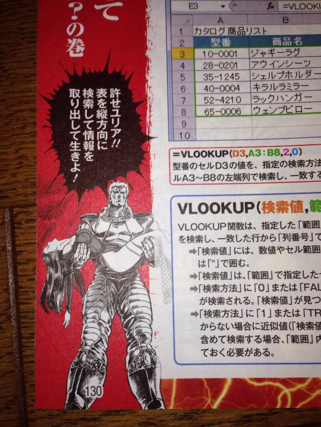 Excel＋北斗の拳 意味不明？だけど なんだか強くなれそうな本