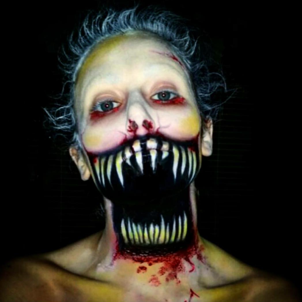 MeyloO's tweet photo. 💀 #NO #beauty #pretty #ready ? 
#halloween #halloween2015 #makeup #tooth #dark #justforfun #makeupart 
#Meyloo https://t.co/U1DtBclUIB