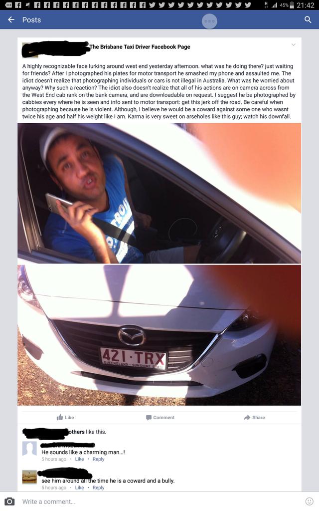 uberoutrage's tweet image. @australaiantaxi was this one of the guys who attacked cabby last night ? End #ministerialinaction and #getonthejob