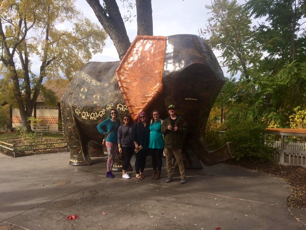 ashbsally13's tweet photo. The squad went to the Zoo. 🐒🐅🐘 https://t.co/zMpOh1Qqoo