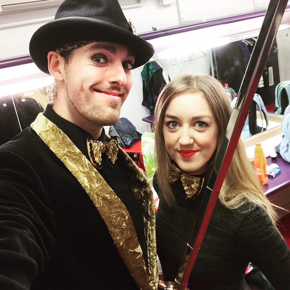 Backstage at the <a href="/thecustomshouse/">The Customs House</a> Theatre Tonight pre-show with <a href="/ClaireGatens/">Claire Gatens</a>