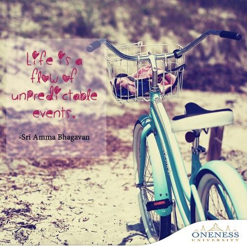 OYC_Chennai's tweet photo. #November #2nd 2015

Today's Oneness Teaching 
"Life is a flow of unpredictable events."
-#Sri Amma Bhagavan https://t.co/LSL8TbkAar