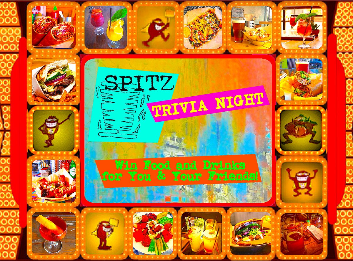 SpitzStudioCity's tweet photo. Join us every Tuesday for Trivia Night! #triviatuesdays #trivia #food #drinks #friends #family #fun https://t.co/rtwAHnvPqk