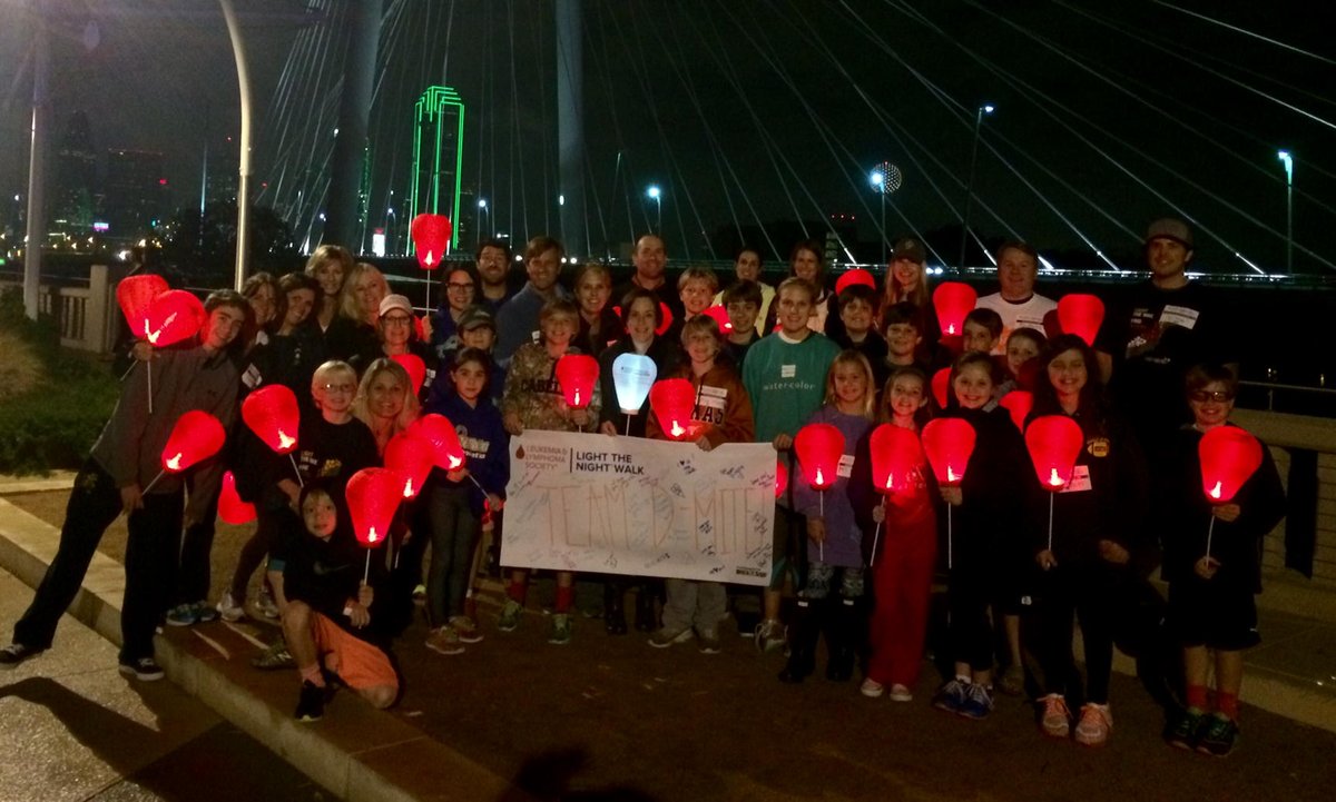 chadnstephens's tweet photo. #NTXLightTheNight Leukemia and Lymphoma Society. #TeamD-Mite https://t.co/Q9ga7Nb7Zk