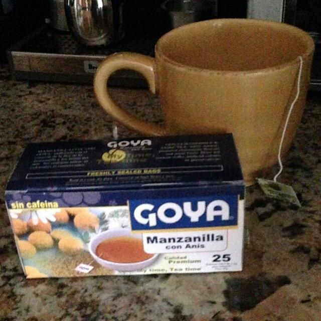 AliBCotte's tweet photo. The Hispanic Remedy for every stomach ache...Ever! #TeDeManzanilla #ConAnis #GoodStuff @ProblemasCubano https://t.co/7ttTt5Zscr