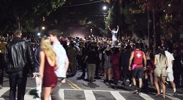 Abbas_Muntaqim's tweet photo. White Halloween riots in Berkeley vs. Black Lives Matter protests in Berkeley. https://t.co/PTqd21G9rU
