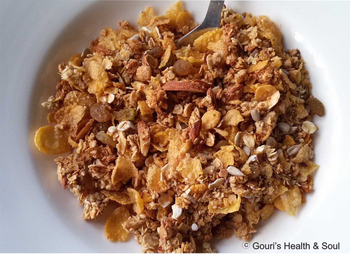 gourisgoodies's tweet photo. Crisp, crunchy #cereal packed with goodness gets the week off to a #good_start. #GoodMorning #mondaymotivation https://t.co/ahOJ0GI8lv