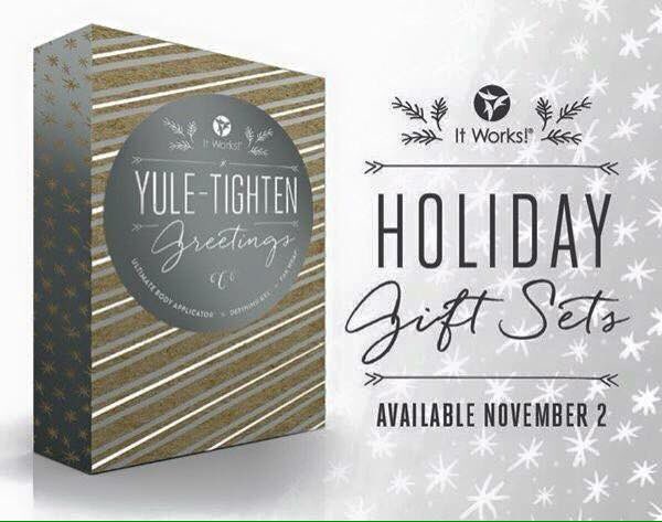 LV15's tweet photo. It's that time of year, 
Holiday Packs are HERE!🎄🎁 #itworks https://t.co/mhQNOE6eJ6