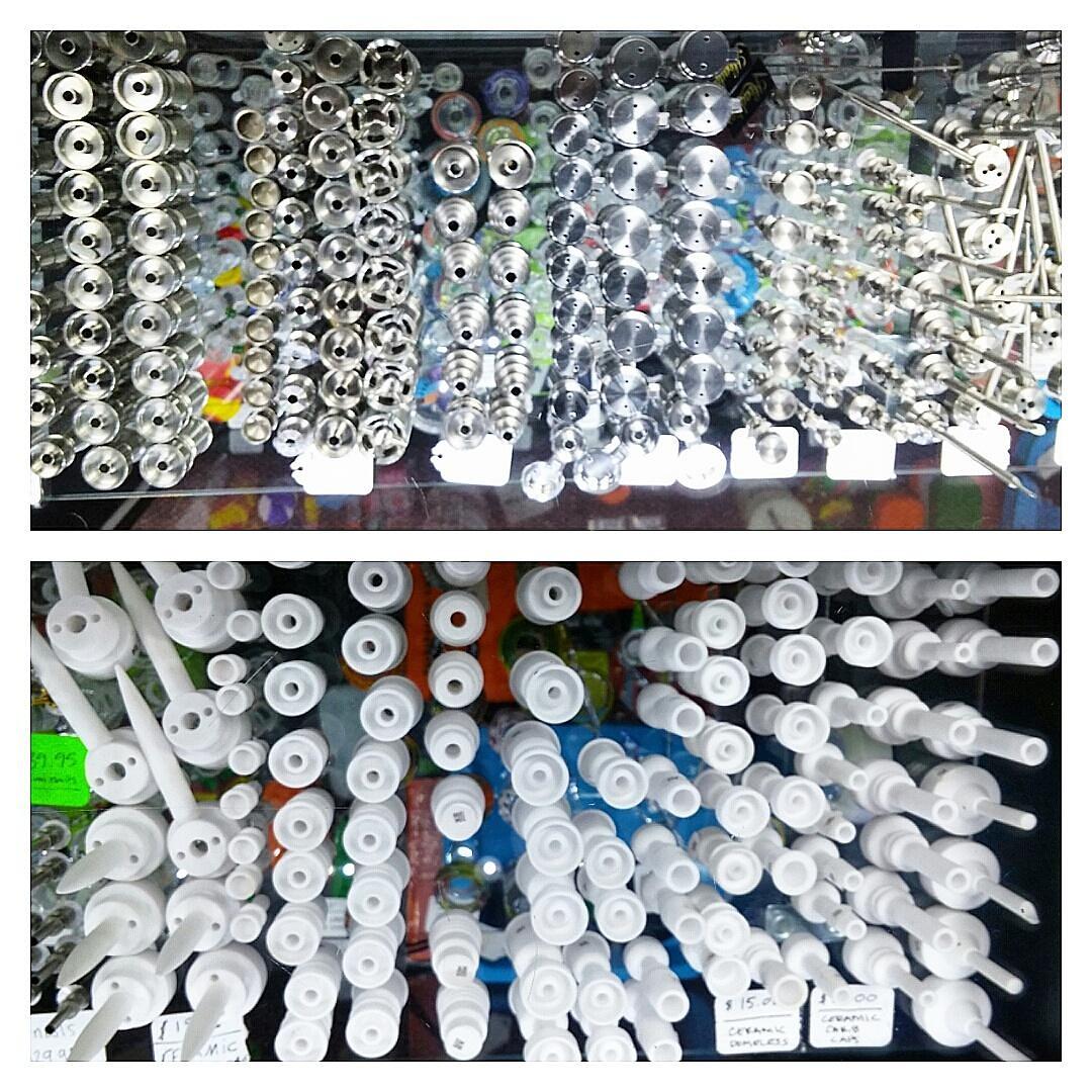 highupwaterpipe's tweet photo. #quartz #ceramic #titanium #domelessnails #carbcaps #highup has what you need 👍 #stayhigh #columbus #ohiostate https://t.co/VuWizvqNVH