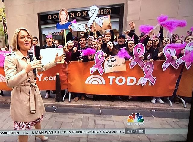 Hey <a href="/VirginiaDECA/">Virginia DECA</a> check out <a href="/BRHS_DECA/">BROAD RUN DECA</a> on the TODAY Show today! Promoting for <a href="/LoudounBHN/">LBHN</a> 💞🎀 #hurricanePINK