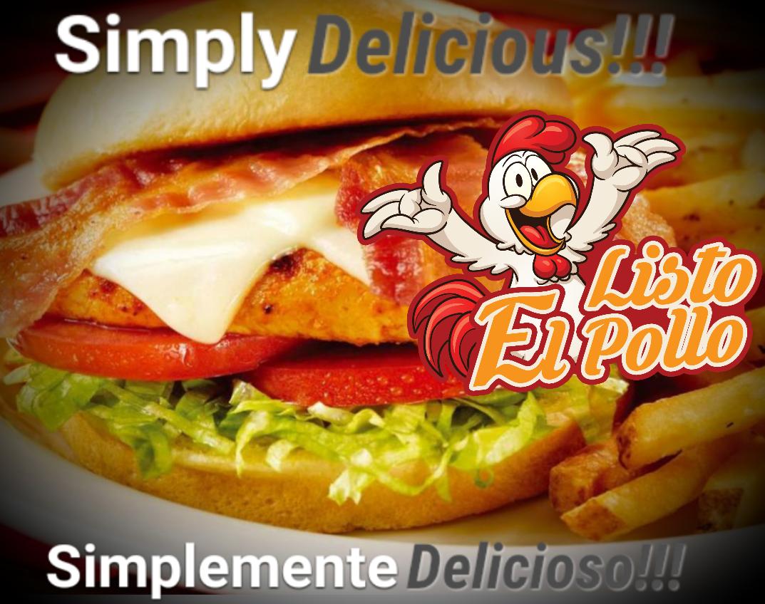 ListoElPolloAua's tweet photo. Nuestra deliciosa hamburguesa de pollo!!! https://t.co/JeS55R9D12