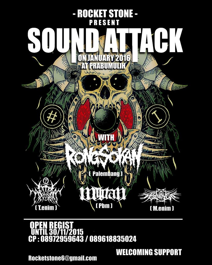mltn_grind's tweet photo. " SOUND ATTACK " On january 2016
#rocketstone #openregist #band #prabumulih #southsumatera https://t.co/xSAFH6w1z2