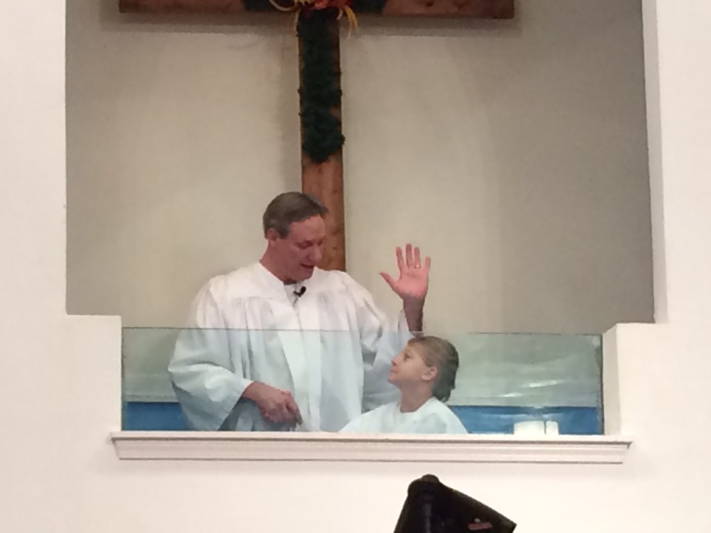 melbrown321's tweet photo. We are grateful to God 4 calling Emma &amp; Anna to Himself. #Baptism #4HISglory @RoselandPark BC @davidbdwb #pastorsjoy https://t.co/5aAdc7x2rK