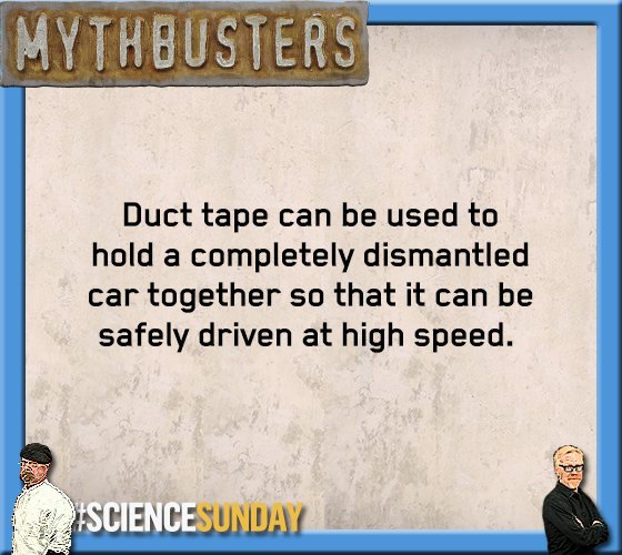 "If you can't fix it with duct tape..." #ScienceSunday dsc.tv/TUp20