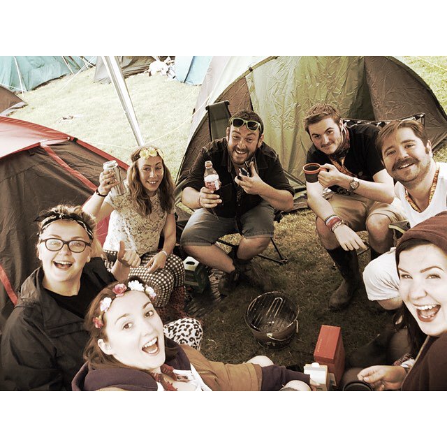 liddlesprite's tweet image. the happy hippies at reading festival 2015..danni, davido &amp;amp; fatboy..who's stag do it was..brill pic..love it..