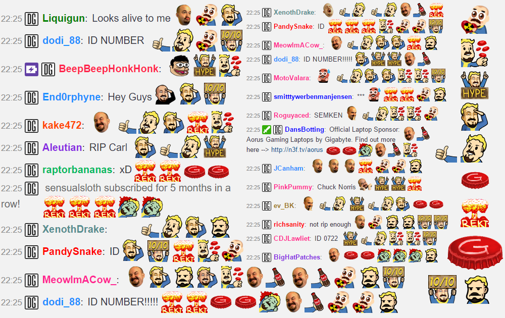 Julia_CaSsian's tweet photo. The Fallout emotes i made for @Dansgaming are live!! https://t.co/Hw9fGe54rh https://t.co/XMKwf4Hw4X