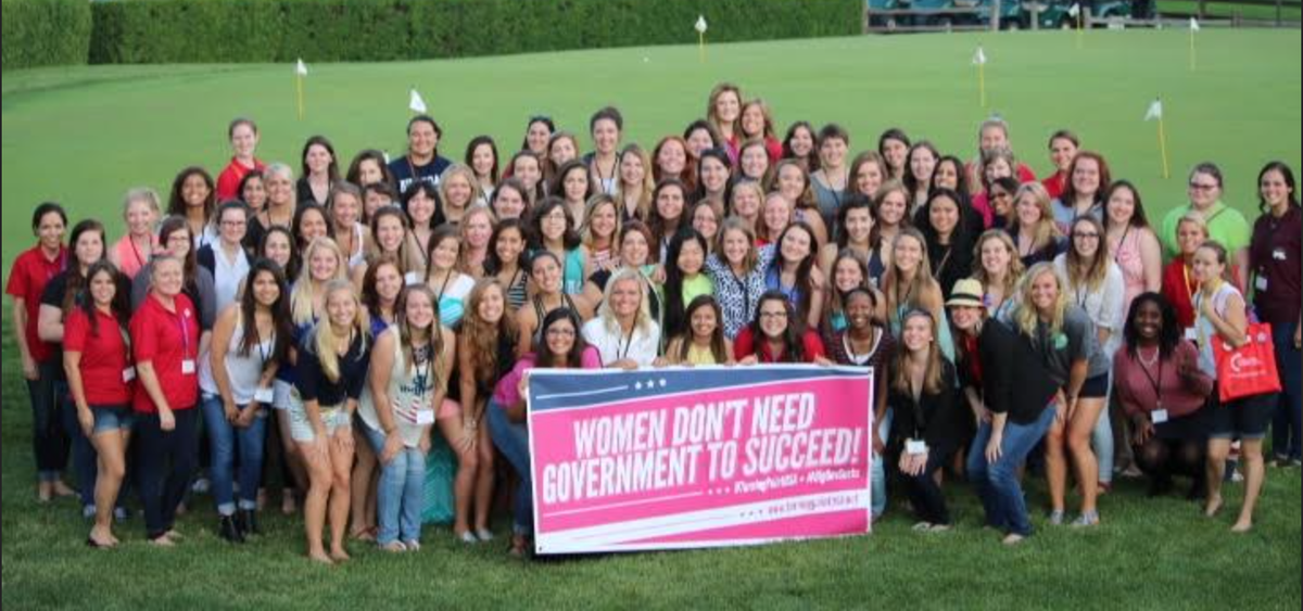 charliekirk11's tweet photo. These ladies give me hope. They reject @HillaryClinton agenda. They want freedom! https://t.co/JdBFkknchU