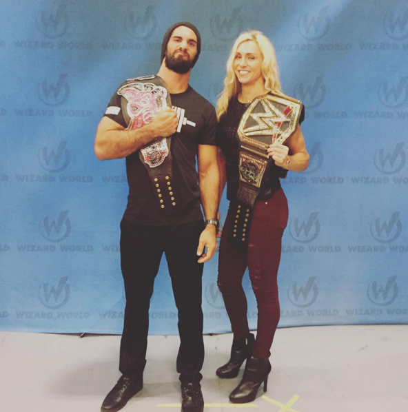 .<a href="/MsCharlotteWWE/">Charlotte Flair</a> and <a href="/WWERollins/">Seth Rollins</a> swapped championships in this week's TOP @Instagram photos! wwe.me/U6tmB