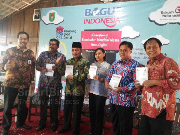 Bersama Telkom Launching Kampung UKM Digital Borobudur Magelang goo.gl/3Rg5rg #KabarSMART