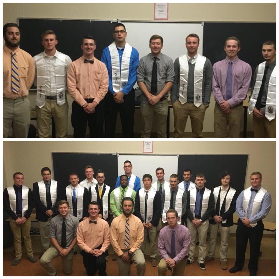 Villegreeks's tweet photo. Congratulations to the 4 new brothers of ΣΤΓ on their initiation day! https://t.co/4QQquTEbSe