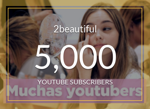2beautiful_2b's tweet photo. ¡Ya somos 5.000  en nuestro canal de YouTube! ¡Muchas gracias por vuestro apoyo! https://t.co/cF6hGXwZKw https://t.co/0kY7qfJg9B