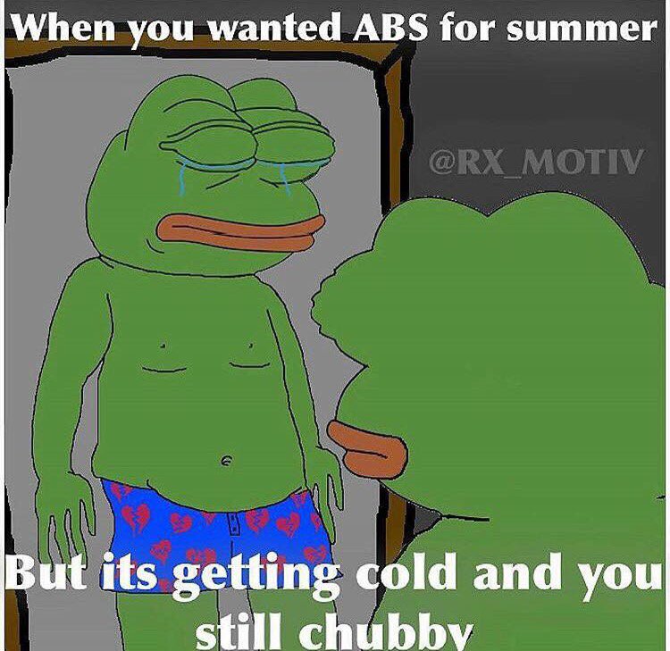 GymLaughs's tweet photo. When you wanted abs for summer but... 😂 https://t.co/1uuQT9LWk1