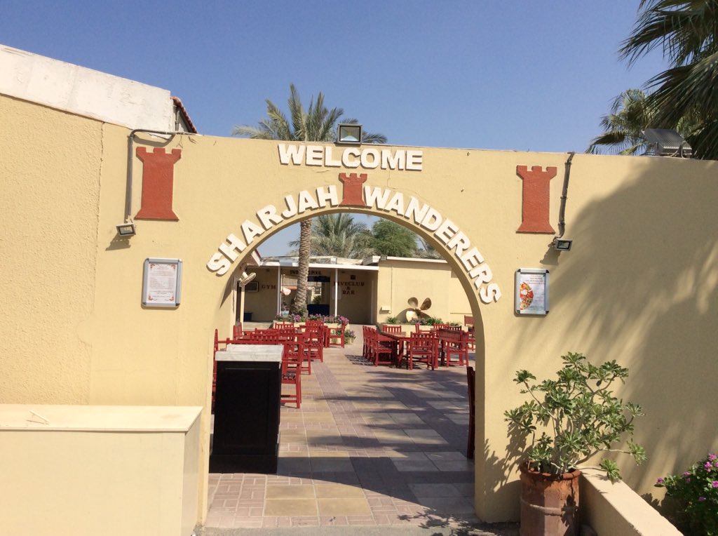 TheBarmyArmy's tweet photo. @SharjahRugby truly an oasis in the desert #greathosts #greatfood #cheapbeer #tickstheboxes https://t.co/e1lw1uujC8