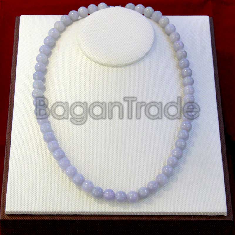 BaganTradeGroup's tweet photo. Lavender jade beads necklace with A grade for #MyanmarExport quality and has 54 beads https://t.co/Azh7Catbc8 https://t.co/DMx1mzZ5OM