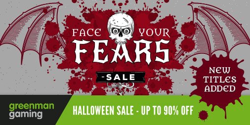 GreenManGaming's tweet image. ENDS TODAY! There's still time to get up to 90% off in our #FaceYourfears sale goo.gl/3zTHgo