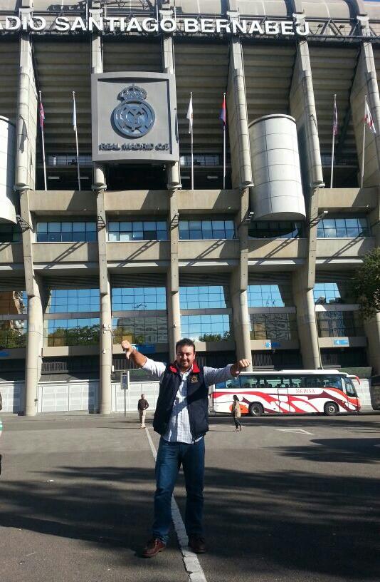 turbocerrillo's tweet photo. En el estadio santiago bernabeu https://t.co/imrOy9GaRF