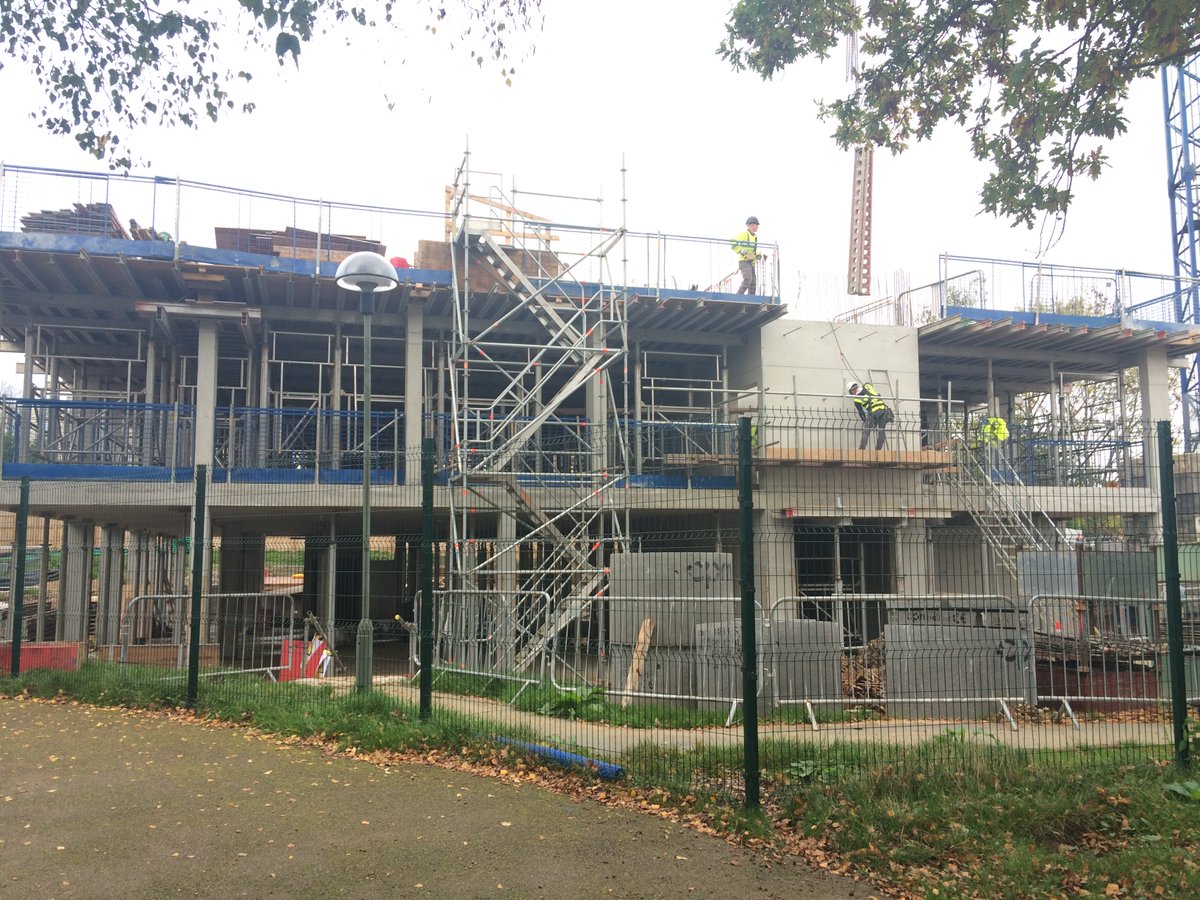 KentLawCampaign's tweet image. #BuildProgress 
View of the new building taken from the back of the current @KentLawClinic on 1st November.
