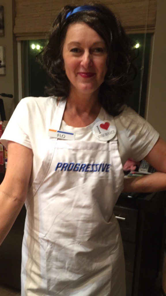 angelinasauber's tweet image. Loving the Flo Costume!!! Thank you Flo and Progressive!!! #ItsFlo