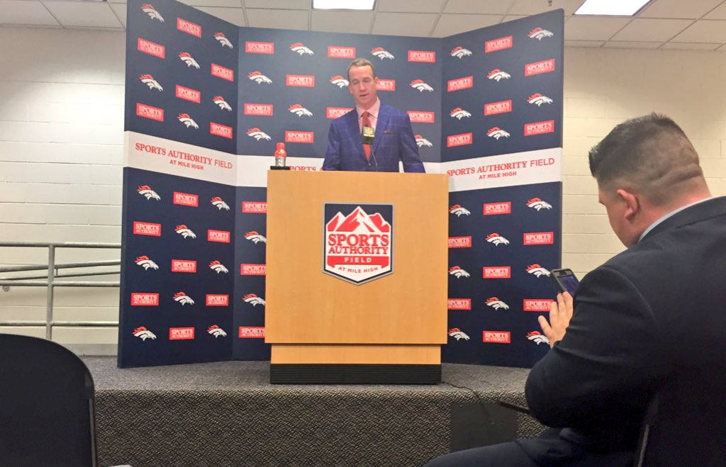 Broncos's tweet photo. "I don't look at this like an, 'I told you so' moment because I don't listen to what you say in the first place." https://t.co/1kg8l8Vaig