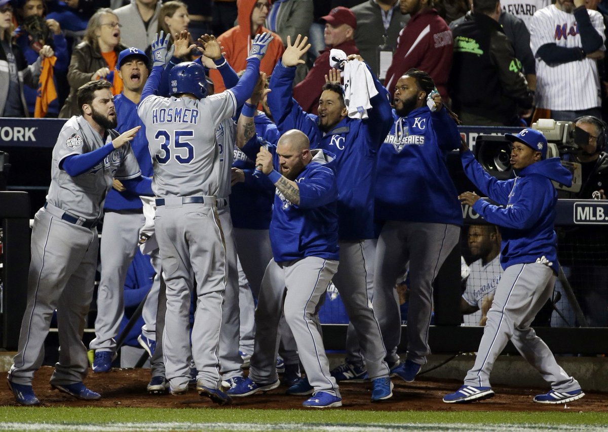 espn's tweet photo. The drought is over! The Royals are World Series champs for the first time in 30 years after 7-2 victory in Game 5. https://t.co/YWyWxc518f