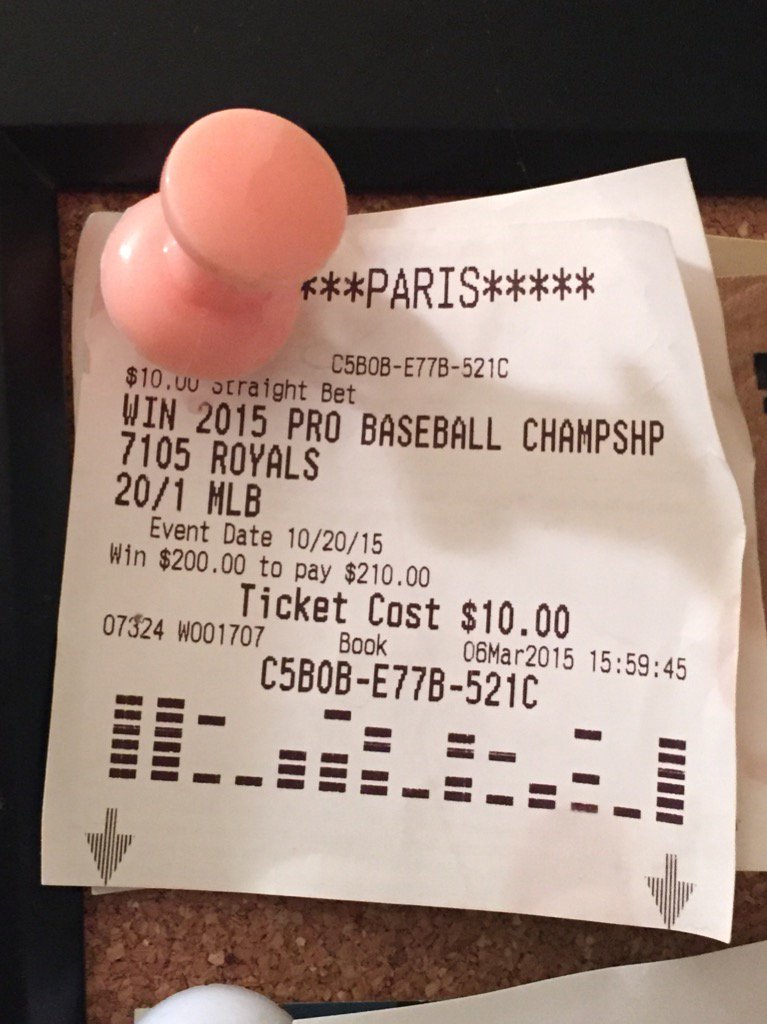 ATimock's tweet image. @RobRiggle @Royals Showed a little more faith last May!  Might just frame this now. #TakeTheCrown