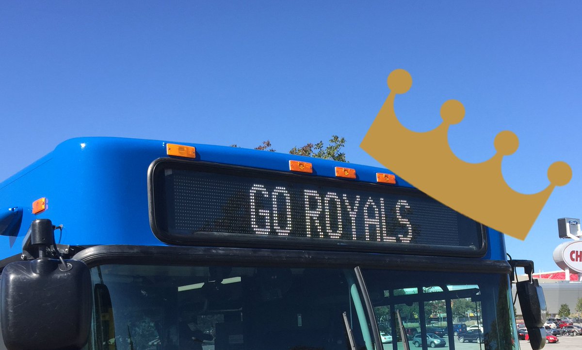We'll have shuttles to #RoyalCelebration Parade, FREE RIDES all day TUESDAY, Nov. 3. ridekc.org/news/parade #Royals