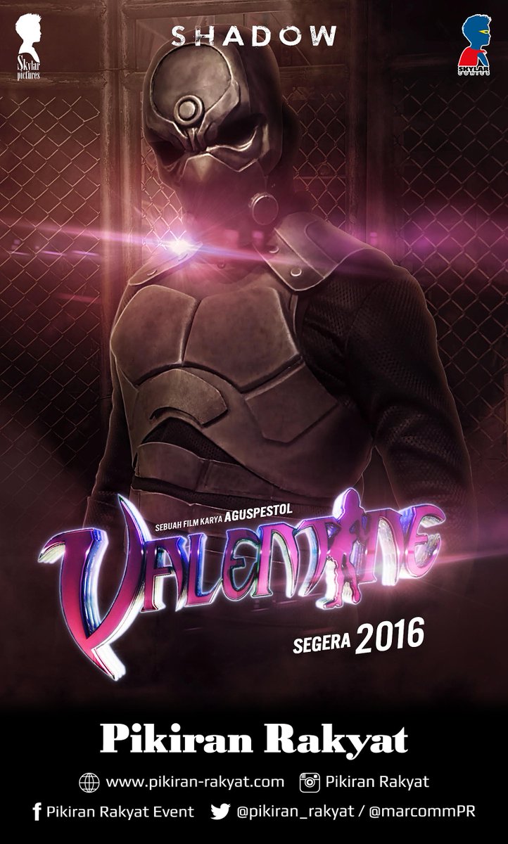 Poster salah satu tokoh film Valentine #Shadow <a href="/ValentineMovie/">Valentine Movie</a> <a href="/SkylarComics/">Skylar Comics</a> #SuperHeroIndonesia #PikiranRakyat
