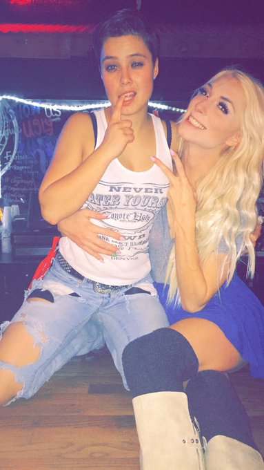 Yes baby me and the best coyote ugly ever!!! This girl is amazing Denver, Denver still showing the love