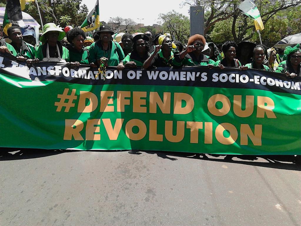 Top Leadership of the Women's League visits the Nqakula Family.