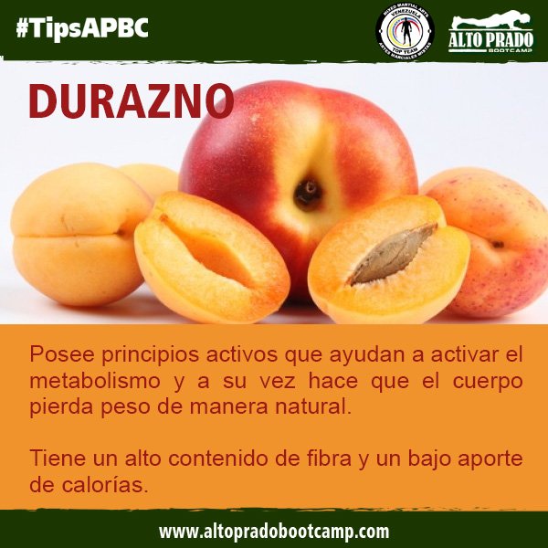 altopradobootca's tweet photo. Delicioso #durazno con excelentes beneficios ;) #TipsAPBC #AltoPradoBootCamp https://t.co/14L4m8pyAJ