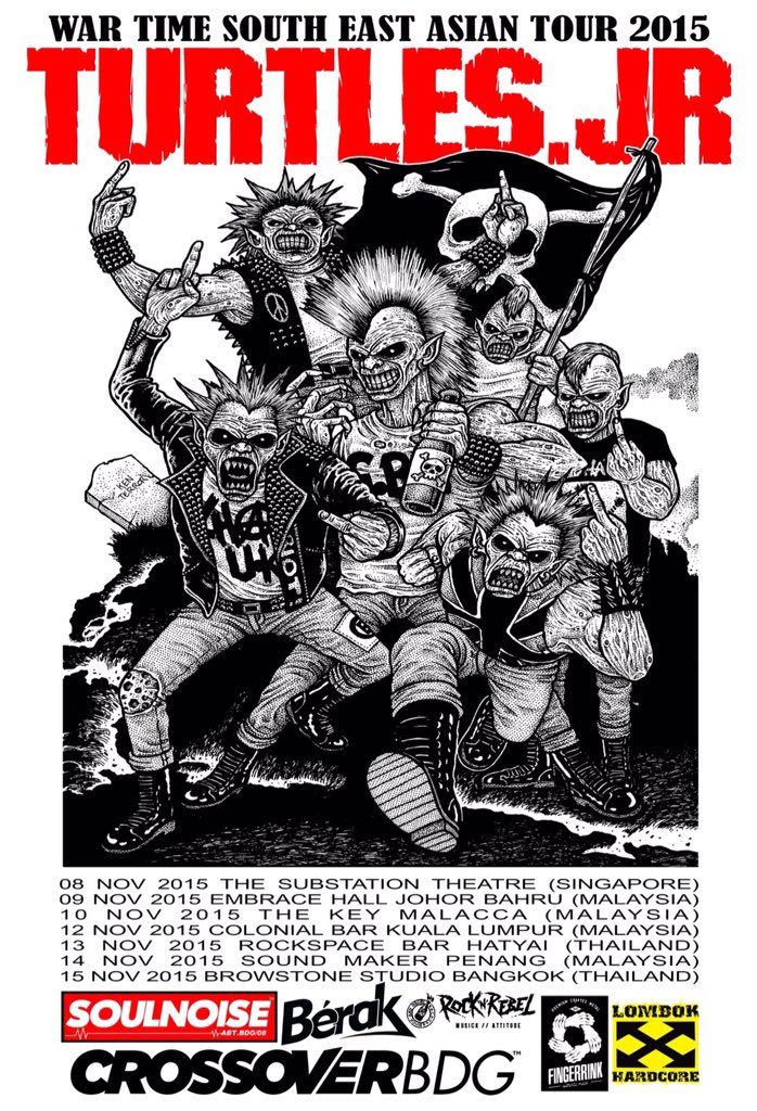 H-5 menuju War Time South East Asian Tour 2015 #wartimesoutheastasiantour2015