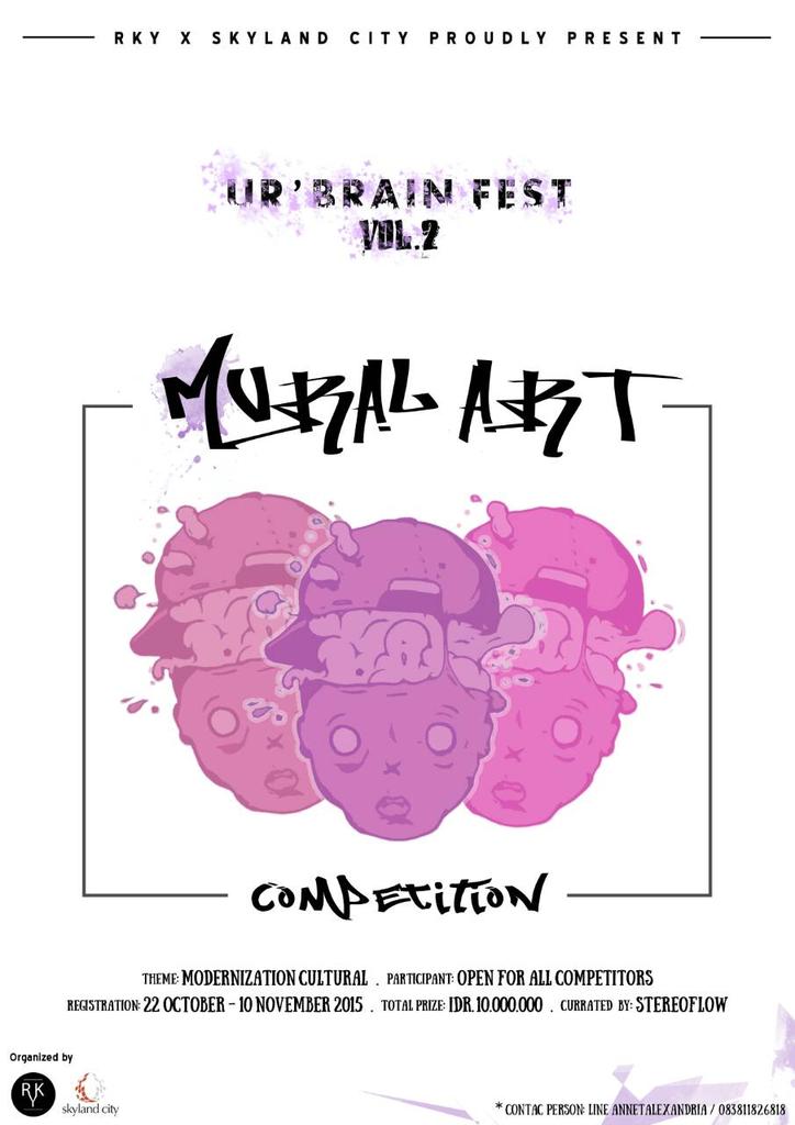 Let's hit this town once again! #rky #skylandcity #muralart #muralcompetition #urbrainfest