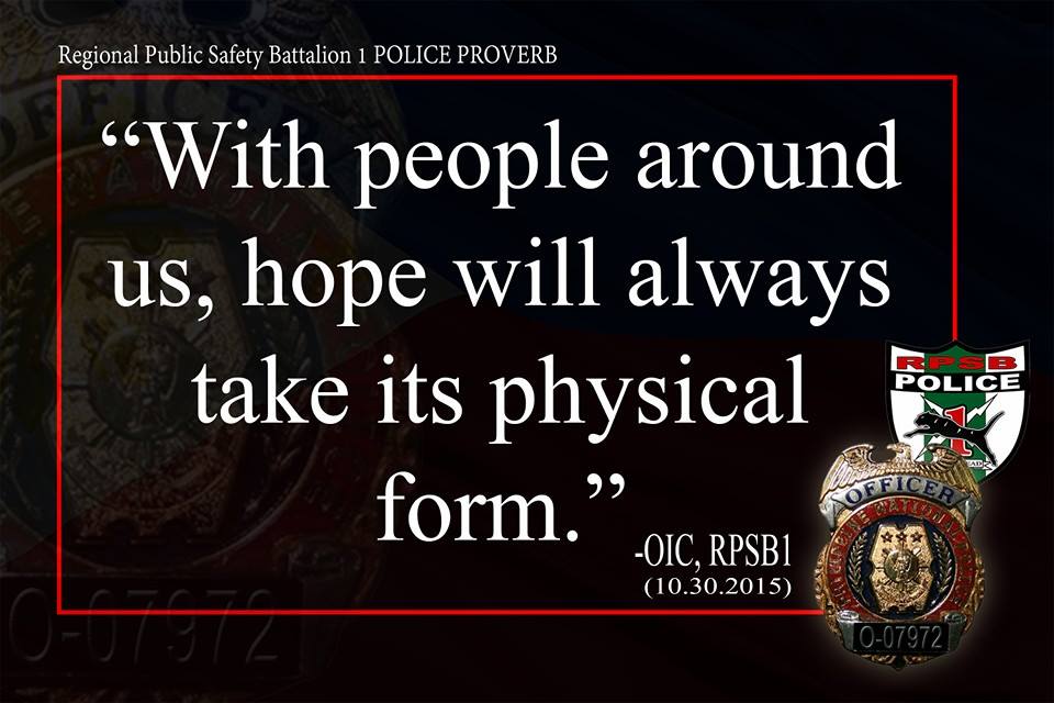 RMFB1_PCR's tweet photo. #RegionalPublicSafetyBattalion1
#RPSB1
#PoliceQuotes https://t.co/qhCdbSk9UJ