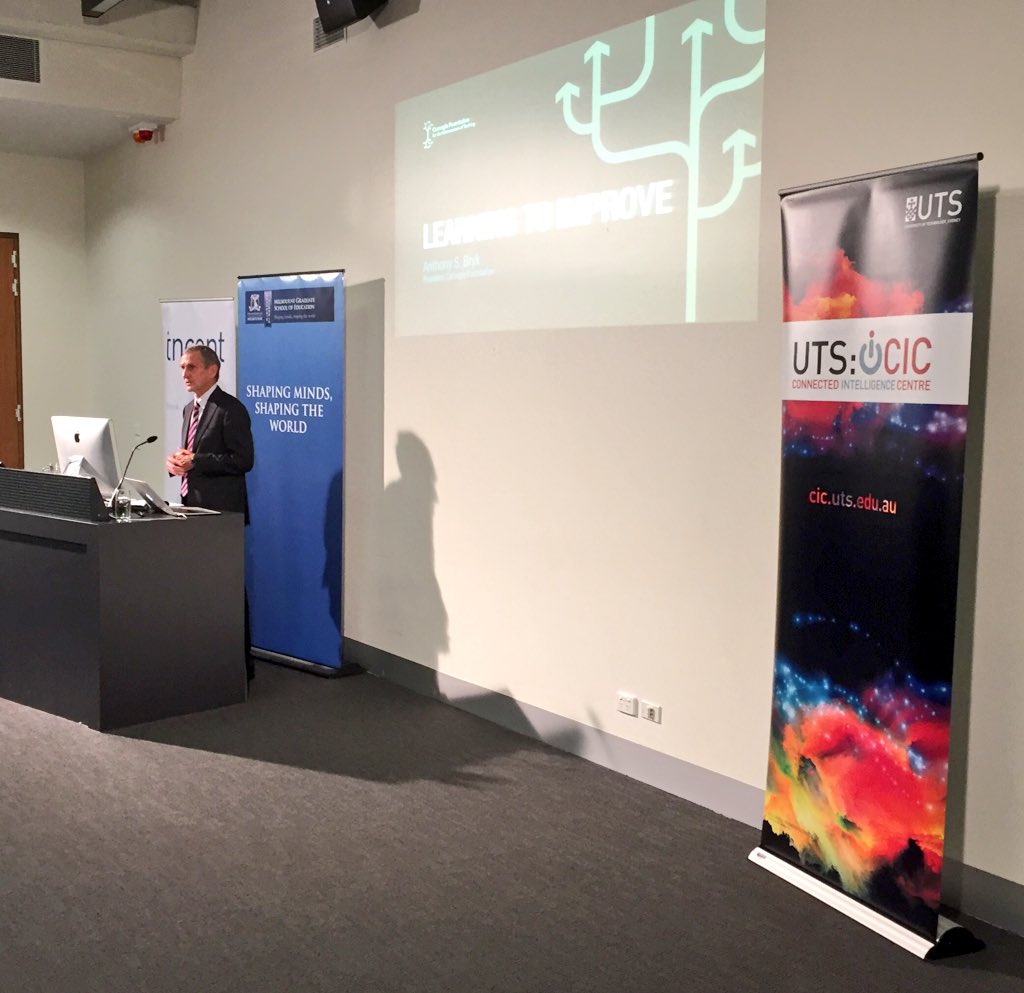 Prof Rickards welcomes renowned international expert Prof Tony Bryk to deliver special Melb Cup Eve #DeansLecture