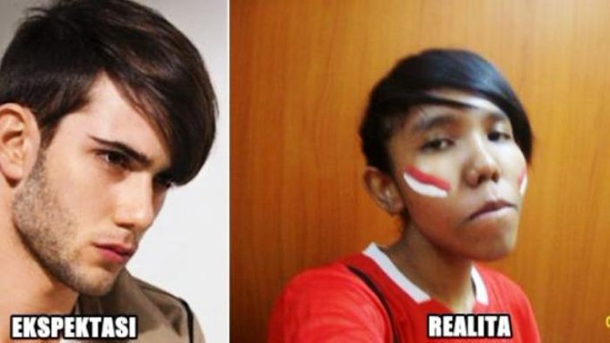 Foto Ngenes2 Lucu  Pengen Potong  Rambut  Kaya Rambut  Idola 