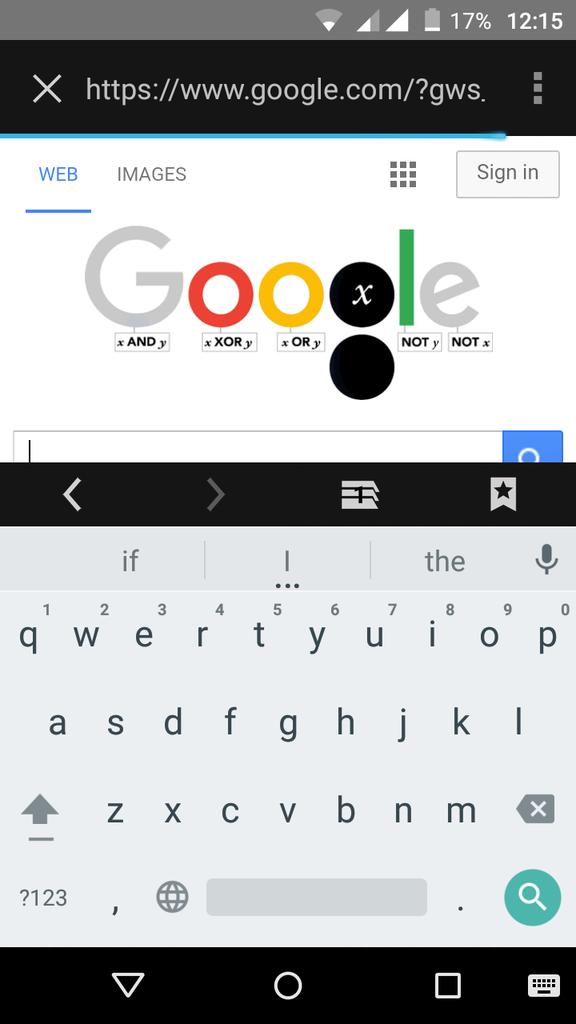 HBR29's tweet image. #logicgates on #Google webpage