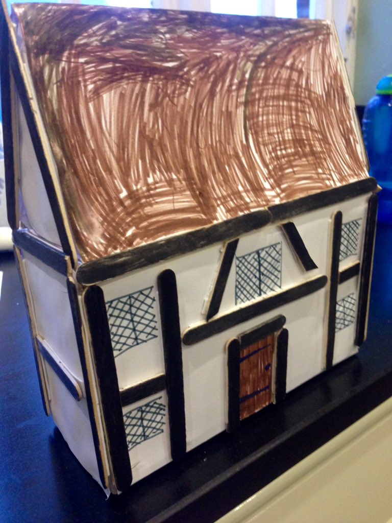Phil Latham on Twitter "I'm not sure I should be this proud of our cereal box Tudor house but I