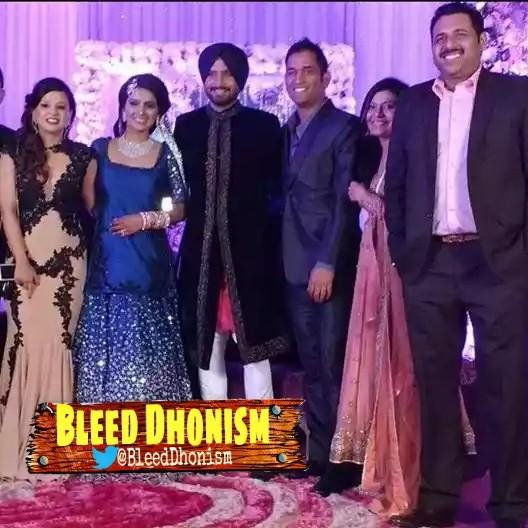 Ms Dhoni Fans On Twitter Ms Dhoni And Sakshi Dhoni At Harbhajan Geeta Basra S Wedding Reception Harbhajan Singh Msdhoni Geeta Basra Https T Co Xpidnladkj ms dhoni and sakshi dhoni