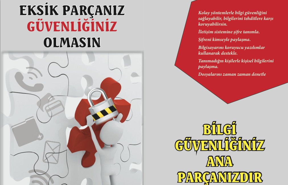 Poster: #Anaparçamızgüvenlik #guvenlikyarismasi #siberfarkindalik